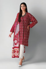 Khaadi L21331 Red Autumn Collection 2021