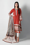 Khaadi L21338 Red Autumn Collection 2021