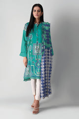 Khaadi L21391 Green Autumn Collection 2021