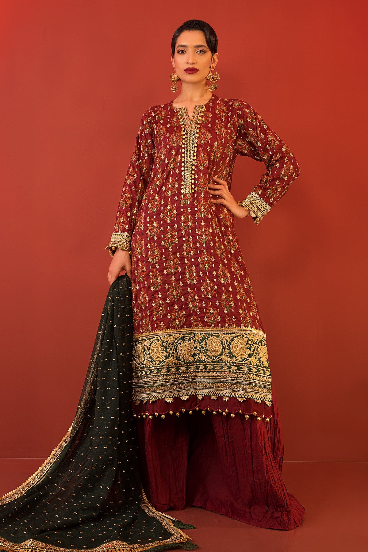 open lace back dress Khaadi | Essentials-Tailored'24