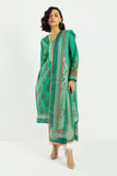 Khaadi L L LLA22248 Green Cambric Lawn 2022