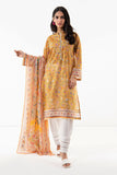 Khaadi L L LLA22310 Yellow Cambric Lawn 2022
