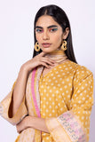 Khaadi LLA23115 Mustard Spring Summer Lawn Vol 1