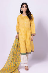 Khaadi LLA23138 Yellow Spring Summer Lawn Vol 1