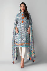 Khaadi Llk21413 Blue Winter 2021