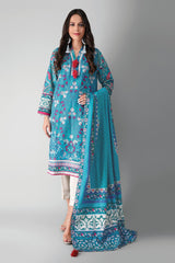 Khaadi Llk21414 Blue Winter 2021