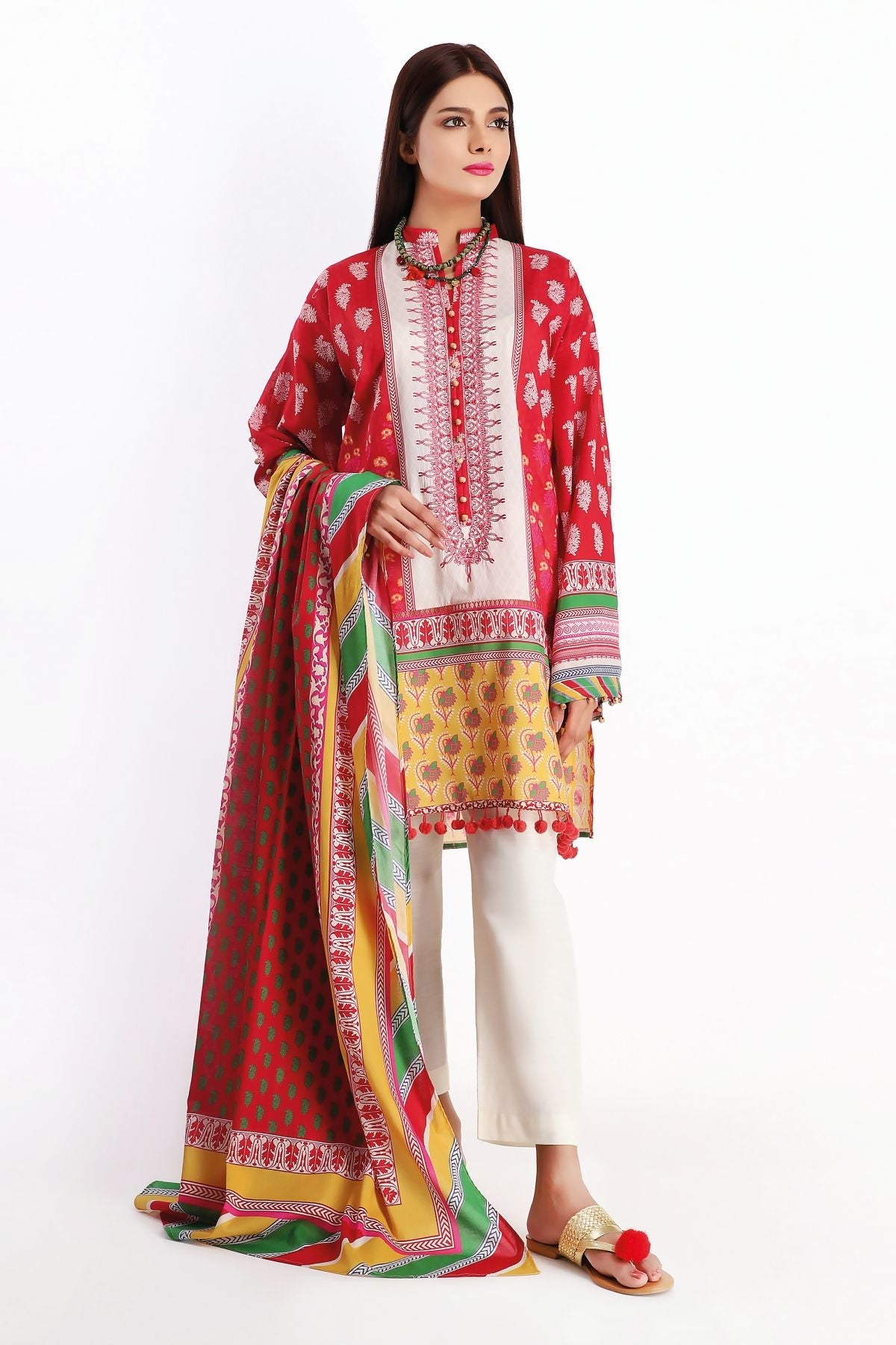 Khaadi M20212 Red Summer Collection 2020