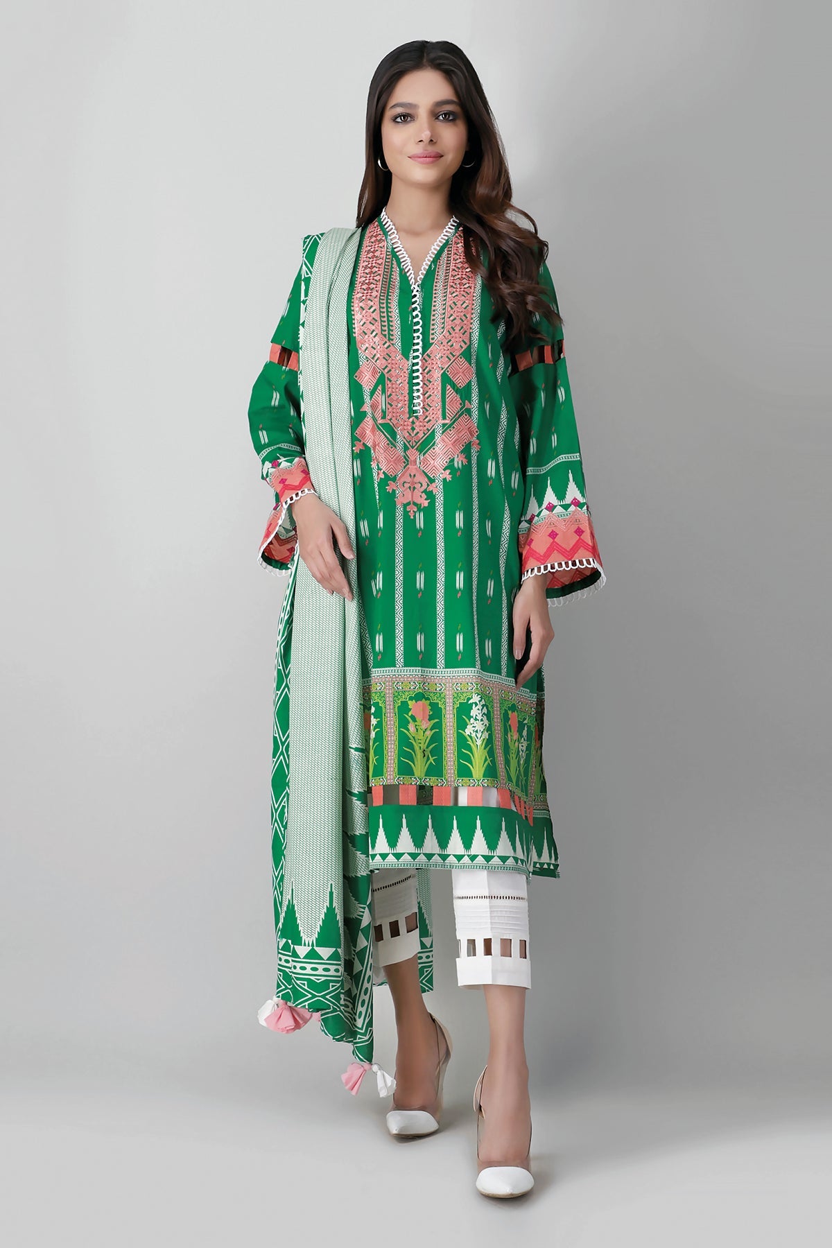 Khaadi M21282 Green Eid Collection 2021