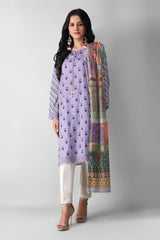 Khaadi M21302 Purple Autumn Collection 2021