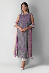 Khaadi M21316 Grey Autumn Collection 2021