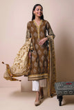 Khaadi M22103 Brown Summer Lawn 2022