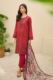 Dhanak DU-3152 Redish Plum Summer Basics Embroidered Lawn