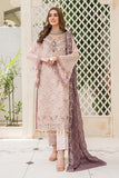 D-06 Mauve Lilac Maryams Chiffon Collection 2021