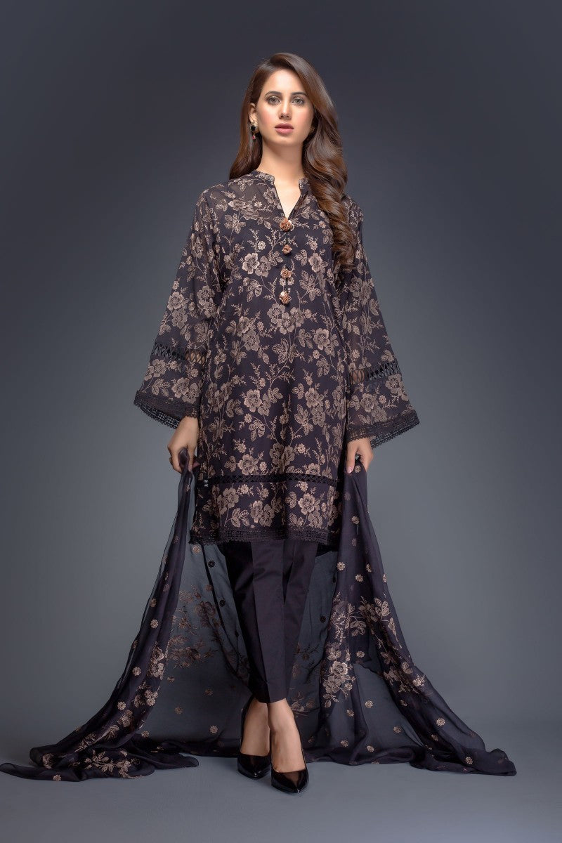 Bareeze Black Rose Mc622 Bc Black Dress Sara Clothes Bareeze Black Rose Mc622 Bc Black Dress Sara Clothes