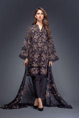 Bareeze Black Rose Mc622 Bc Black Dress