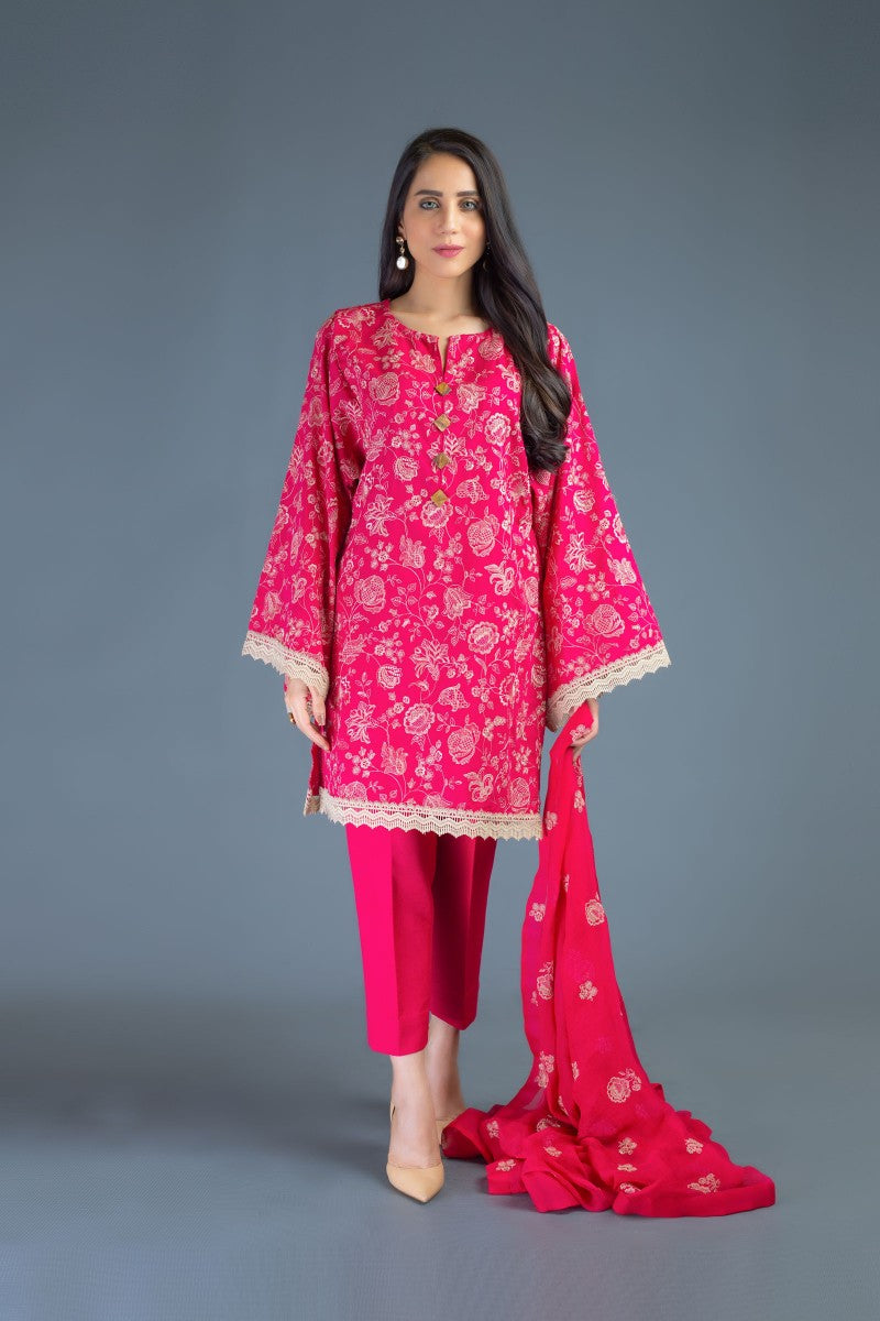 Bareeze Naqsh Range Mc636 Pink Dress