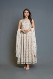 Bareeze Floral Fantasy Range Mc659 Cream Dress