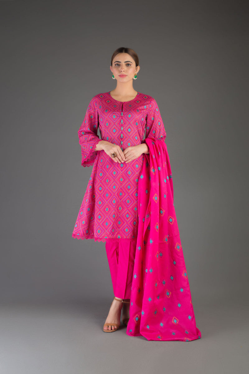 Bareeze Quartz Range Mc718 Shocking Pink Dress Sara Clothes Bareeze Quartz Range Mc718 Shocking Pink Dress Sara Clothes