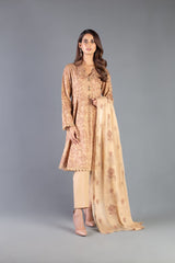 Bareeze Passion 1 Mc741 Brown Dress