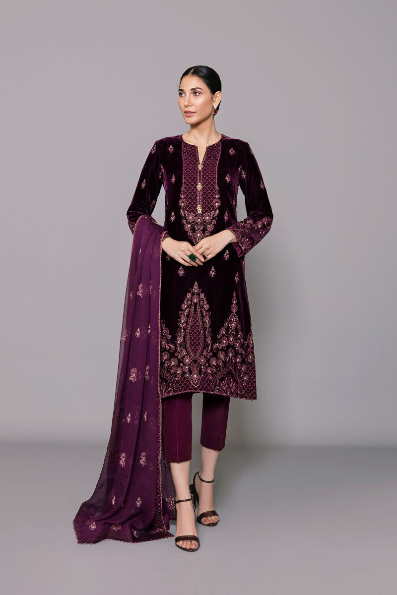 Bareeze velvet dresses 2019 hotsell