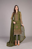 Bareeze Sheesh Mahal Mc762 Green Dress