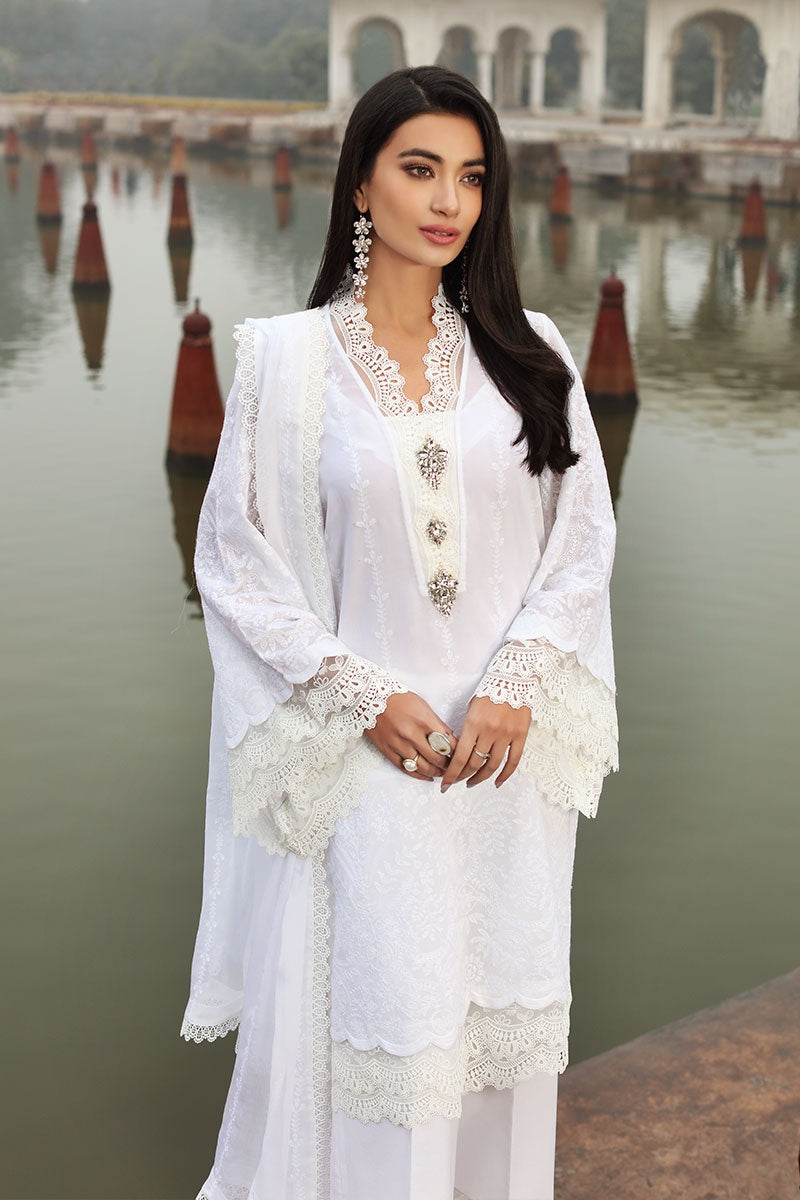 Bareeze MC834 White Summer Embroidered Lawn Sara Clothes Bareeze MC834 White Summer Embroidered Lawn Sara Clothes