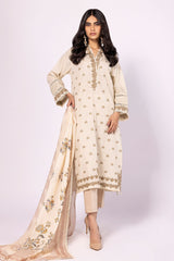 Khaadi MCH23104 Beige Spring Summer Lawn Vol 1