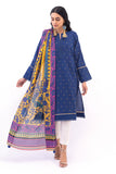 Khaadi MDO22202 Blue Eid Lawn Collection 2022