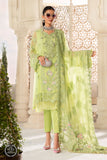 Maria B MPC-22-207-Lime Green Wedding Chiffon Collection 2022