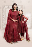 Maria B Maroon SF-EF22-01 Eid Pret 2022 Online Shopping