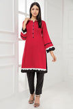 Motifz 2342 Red Stitched Lawn Shirt Shirt 2021