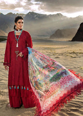 Haute Red 01  Nisa Hussain Luxury Collection 2021