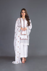 Bareeze Nourang 2 Range Ch3147 White Dress
