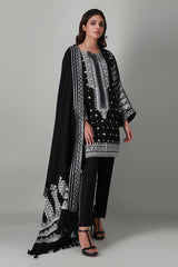 Khaadi Ok20401 Black Winter Collection 2020