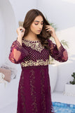 Azure Plumrose Embroidered Shirt
