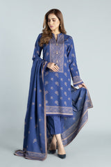 Bareeze Pr1143 Blue Winter Karandi