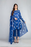 Bareeze PR1183 Blue Summer Printed Lawn