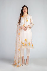 Bareeze PR1194 Yellow Summer Printed Lawn