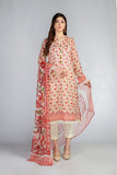 Bareeze PR1200 Red Summer Printed Lawn