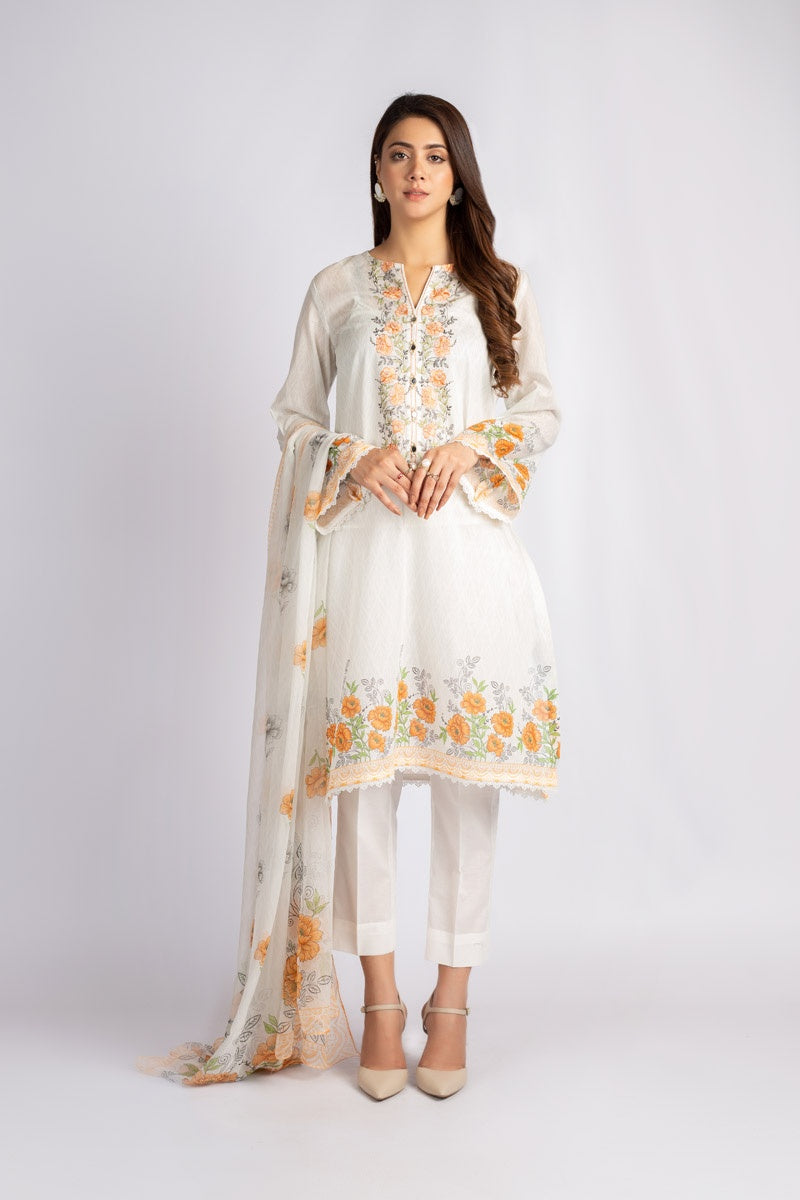 Bareeze Pr1248 Yellow Eid Dress Sara Clothes