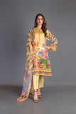 Bareeze Printed Pr814 Brown Dress