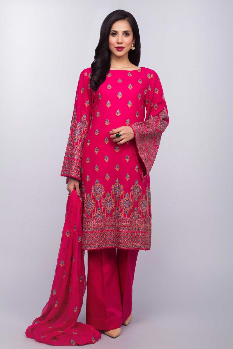 Bareeze Raj Kumari 3 Ch2665 Pink Dress