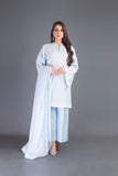 Bareeze Seasonal Chikankari Er677 Blue Dress