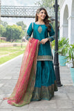 Maria B Suit Teal SF-W22-04 Evening Wear Formal Wear 2022