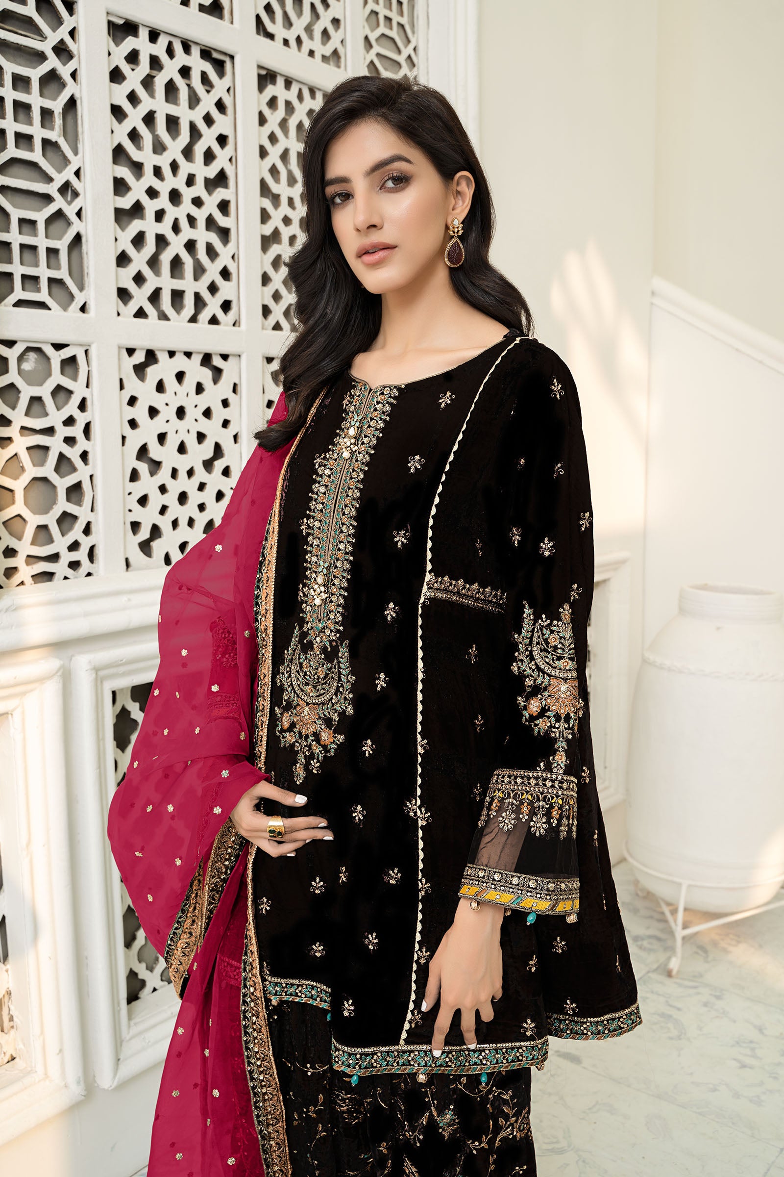maria b black dress Maria B Black Dress: Elegant Bridal and Party Wear