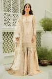 Maria B Suit Off White SF-W22-21 Evening Wear Formal Wear 2022