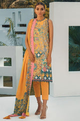 AlKaram SS-04-21 YELLOW Spring Summer 2021