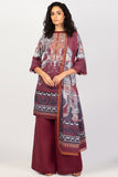 Alkaram Ss-15-22 Maroon Spring Summer 2022