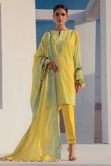 AlKaram SS-6 1-21 YELLOW Spring Summer 2021