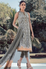 AlKaram SS-7 1-21 GREY Spring Summer 2021